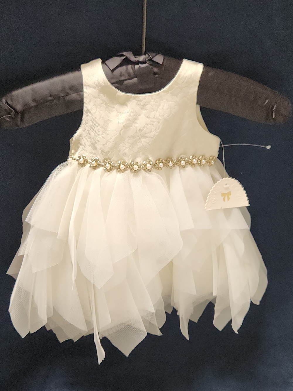 NWT American Princess Baby Girl Formal Dress with Diaper Cover Size 6M. #A19